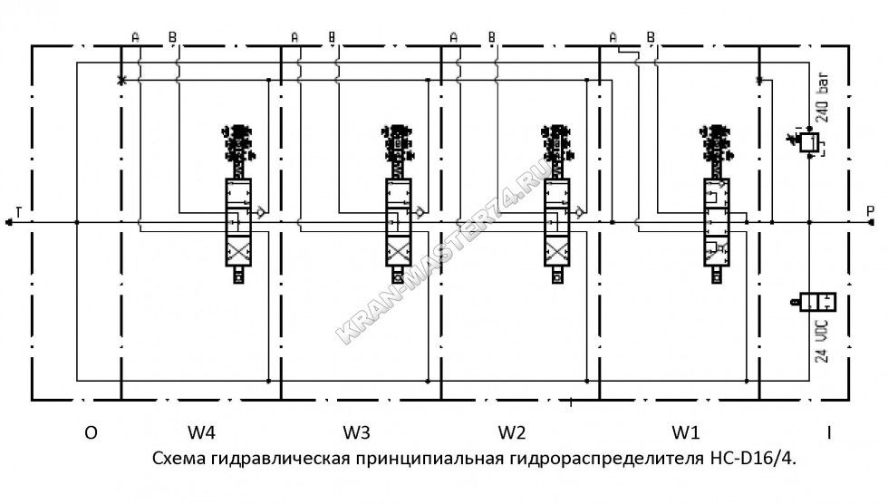 Гидравлический распределитель 2 х секционный схема подключения