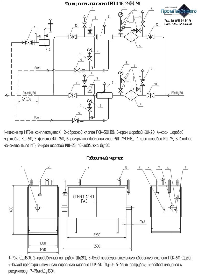 Газорегуляторный пункт ГРПШ-13-2ВУ1 ГРПШ-15-2ВУ1 ГРПШ-16-2ВУ1 шкафной, цена  в Саратове от компании Завод ПромГазЭнерго