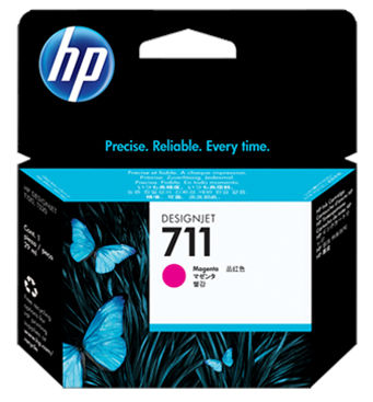 Hewlett-Packard Набор картриджей HP DesignJet 711 Magenta 3x29 мл (CZ135A)