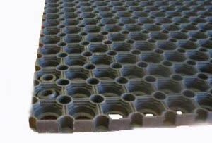 Коврик ячеистный резиновый грязезащитный Hollow mats 100*150 см 16мм (3)