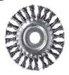 Щетка металлическая для УШМ 125мм/22мм, крученая, дисковая