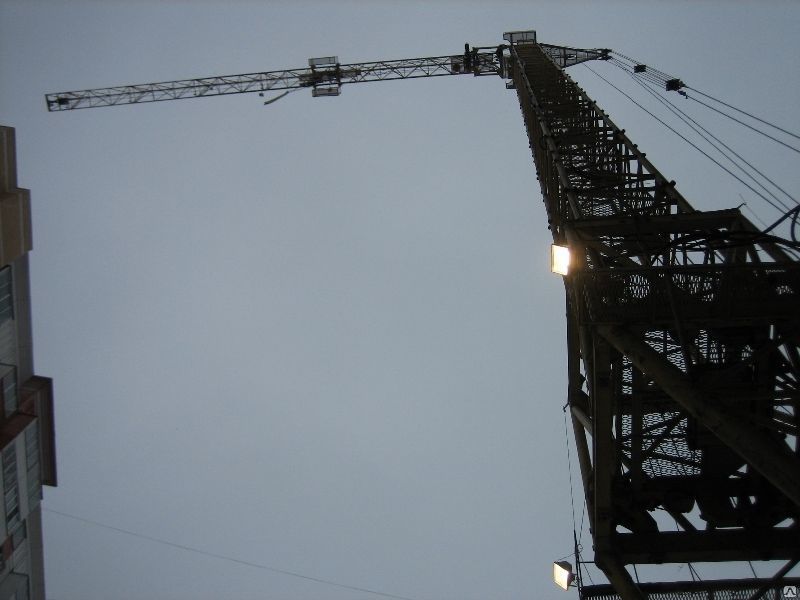Аренда башенного крана высота 70 м