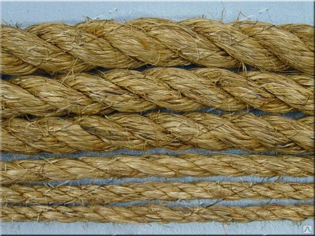 Канат пеньковый, цена в Волгограде от компании ПТЦ-Техткань