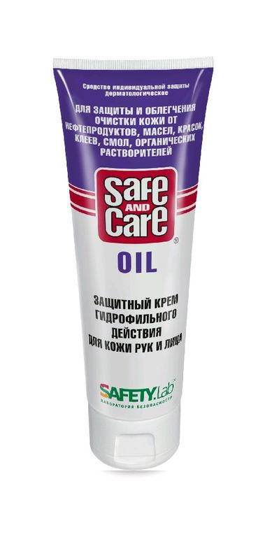 Крем защитный Safe and Care OIL гидрофил.действ. для кожи рук и лица