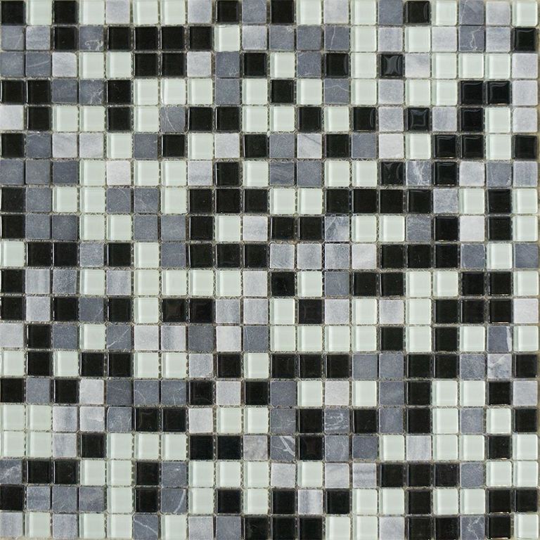 Мозаика Elada Mosaic. HK-44 (327x327x4 мм) мраморный Crystal+Stone