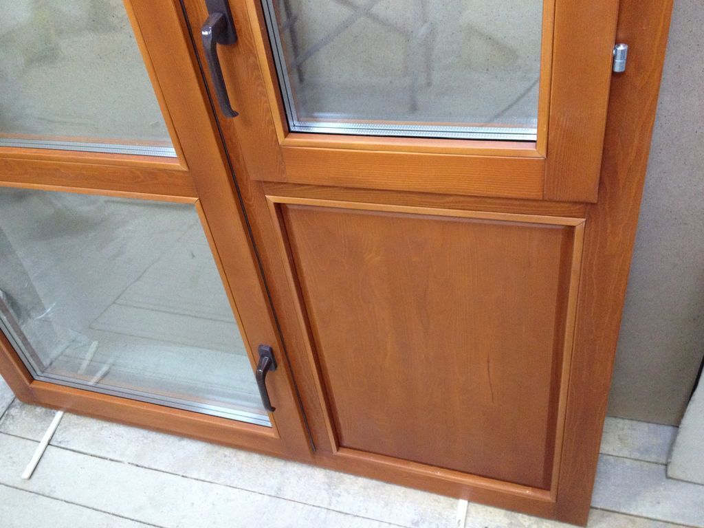 Дверь балконная деревянная профиль 70х78 мм