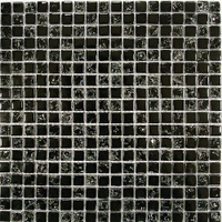 Мозаика 300*300 Strike Black черная микс