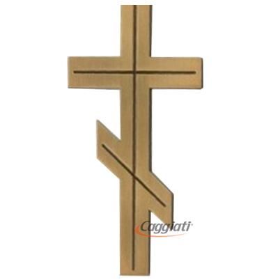 Крест православный из бронзы, высота 40 см CAGGIATI