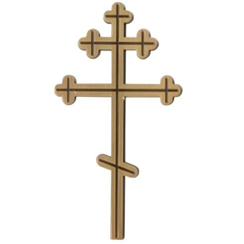 Крест православный из бронзы, высота 40 см CAGGIATI