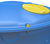 Купель пластиковая 3000 литров со съемной крышкой для бани, дачи #3