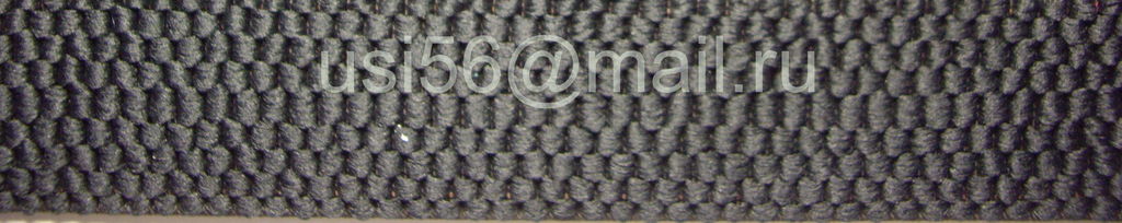 Резинка тканая помочная 40 мм черная 25 м