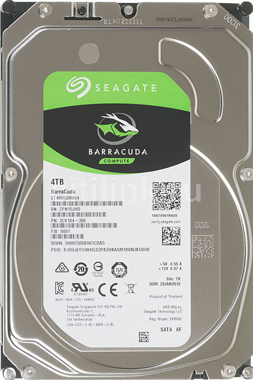 Жесткий диск Seagate Barracuda 4 ТБ, цена в Красноярске от компании ...