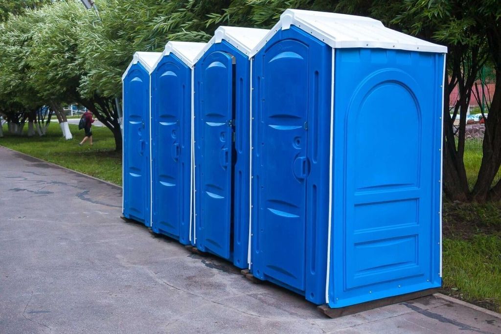 Туалетные кабины "Стандарт" зеленого цвета 3