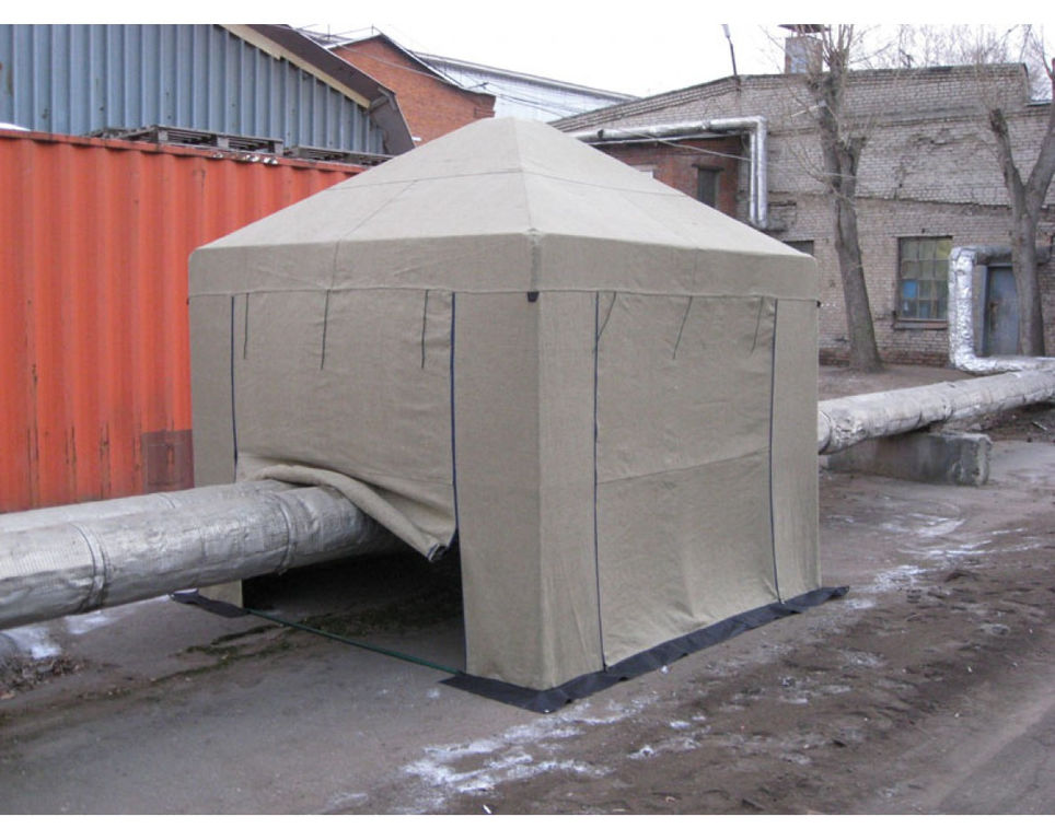 Палатка сварщика 3х3 м (брезент)