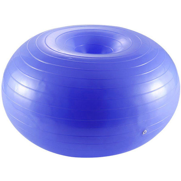 Мяч для фитнеса фитбол-пончик 60 см (синий) FBD-60-1 ST