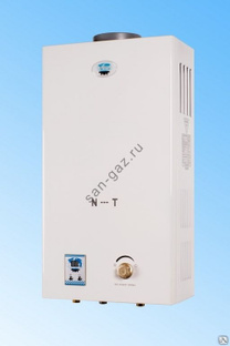 Газовый водонагреватель проточный Колонка газовая Нева Транзит ВПГ-10 Е М 