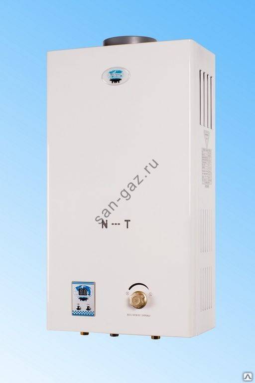 Газовый водонагреватель проточный колонка Нева Транзит ВПГ-10 Е М