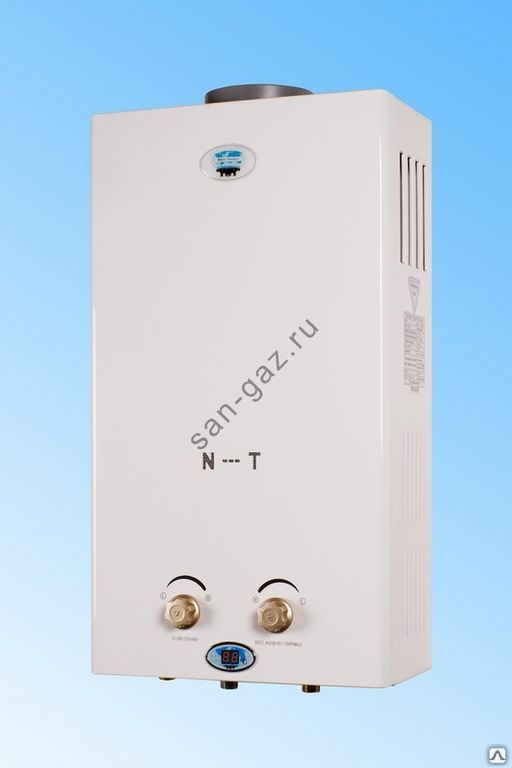 Газовый водонагреватель проточный колонка Нева Транзит ВПГ-10 Е И