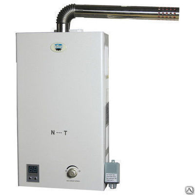 Газовый водонагреватель проточный колонка Нева Транзит ВПГ-12 ЕМТ
