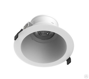 Офисный встраиваемый светодиодный светильник Downlight ВАРТОН DL-Lens Comfort 28W 3000К 172х98 мм угол 15° белый круглый V1-R0-Y0510-10L01-2002830 
