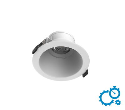Светильник Downlight ВАРТОН DL-Lens Comfort DALI 14W 4000К 118х68 мм угол 35° белый круглый встраиваемый светодиодный