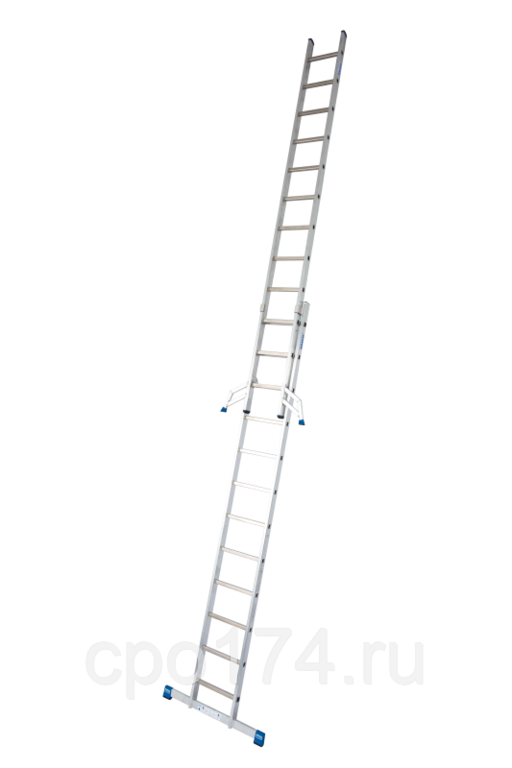 Двухсекционная выдвижная лестница STABILO 2х12 Krause