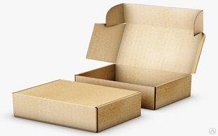 Картонная коробка для переезда и хранения с ушками FEFCO 0427 Бурый Т-23 160x110x60 профиль Е 