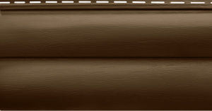 Сайдинг виниловый серия "Блокхаус" 3,1*0,32м , цвет: орех темный