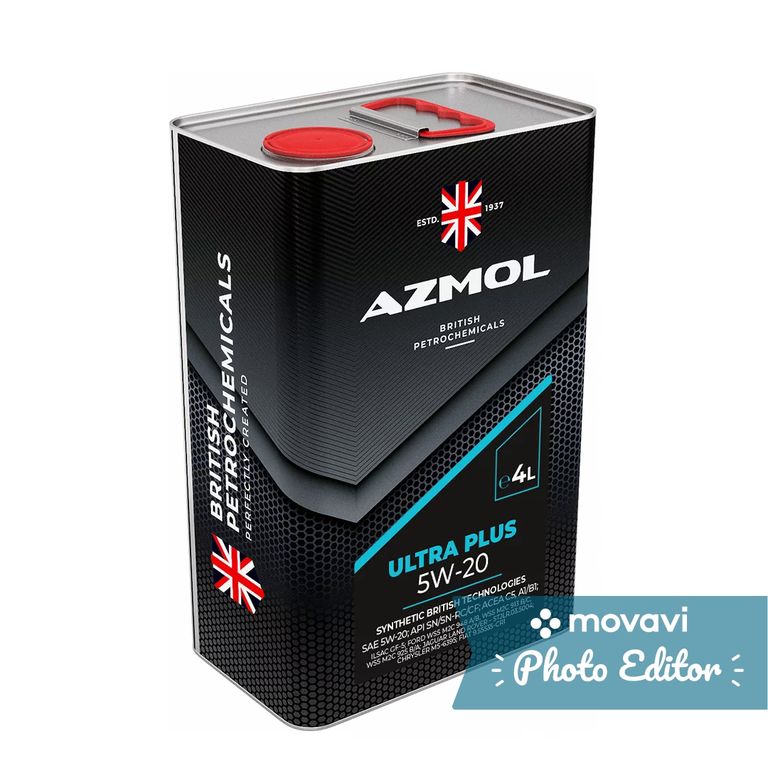 Масло моторное AZMOL Ultra Plus 5W-20 канистра 5 л