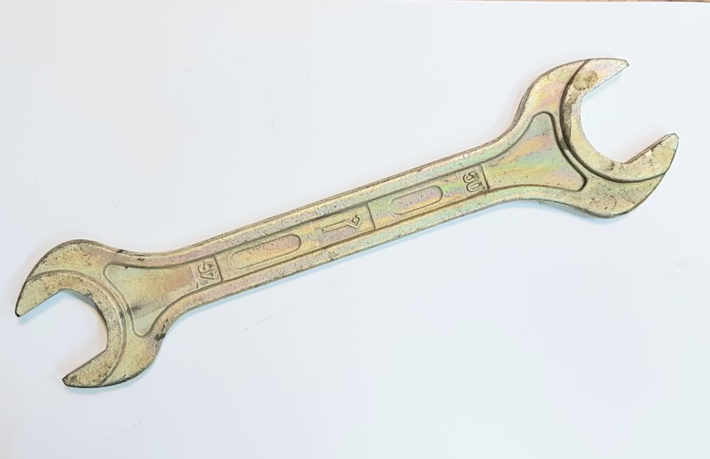 Технические характеристики Ключ гаечный (рожковый) двусторонний 19х22 оц. ГОСТ 2839-80