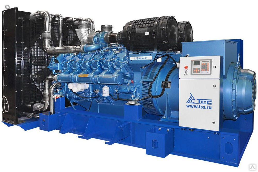 Высоковольтный дизельный генератор ТСС АД-600С-Т6300-1РМ9 открытый
