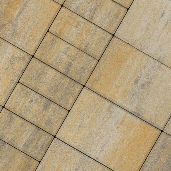 Мозаика (Песчаник) Color Mix плитка тротуарная вибропрессованная Braer толщина 6 см