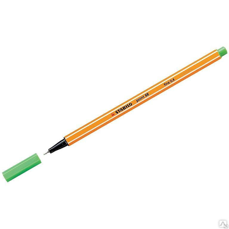 Ручка капиллярная Stabilo "Point 88" цвет листвы, 0,4мм