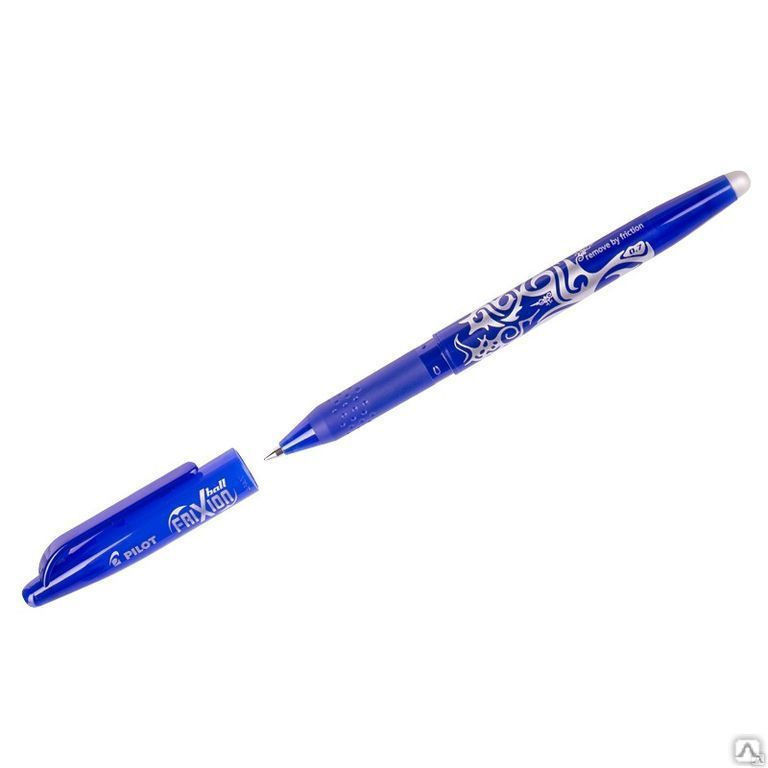 Ручка гелевая стираемая Pilot "Frixion" синяя, 0,7мм