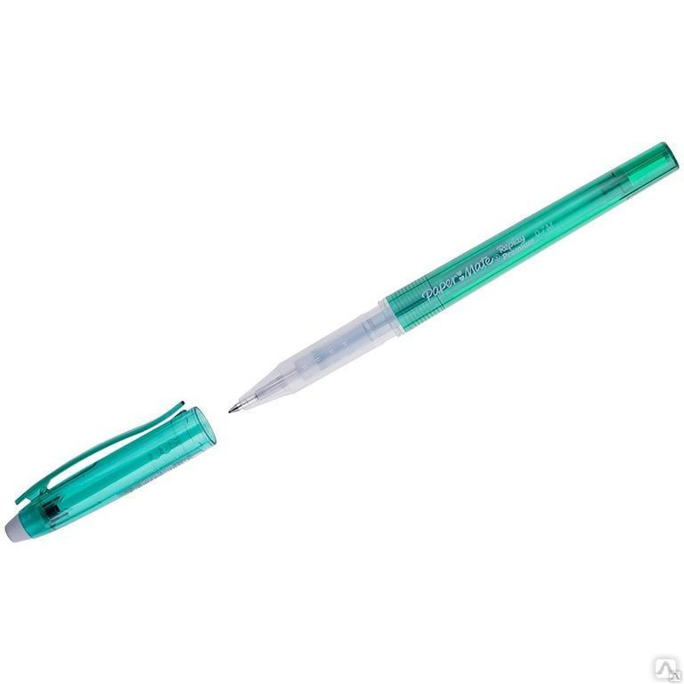 Ручка гелевая стираемая Paper Mate "Replay Premium" зеленая, 0,7мм