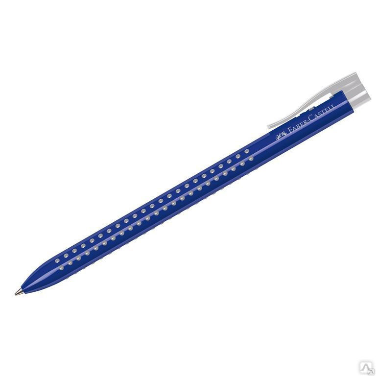 Ручка шариковая автоматическая Faber-Castell "Grip 2022" синяя, 1,0мм, трех