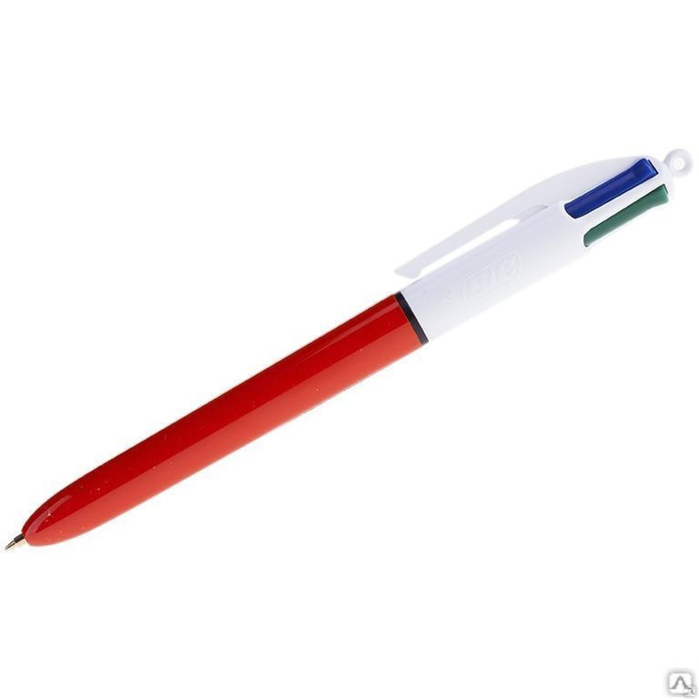 Ручка шариковая автоматическая Bic "4Colors" 4цв., 0,8мм, классические цвет