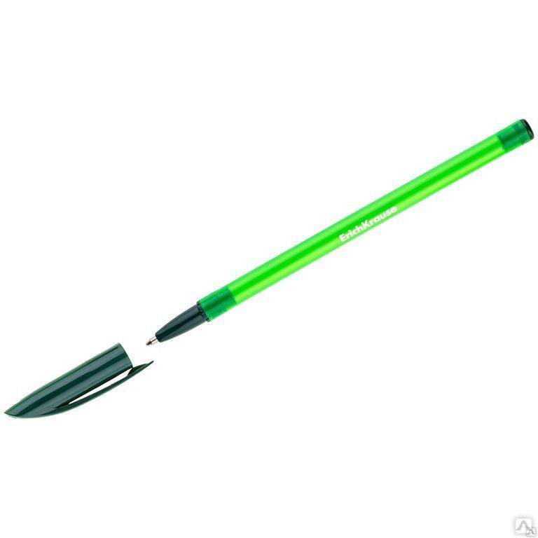 Ручка шариковая Erich Krause "R-101" зеленая, 1,0мм