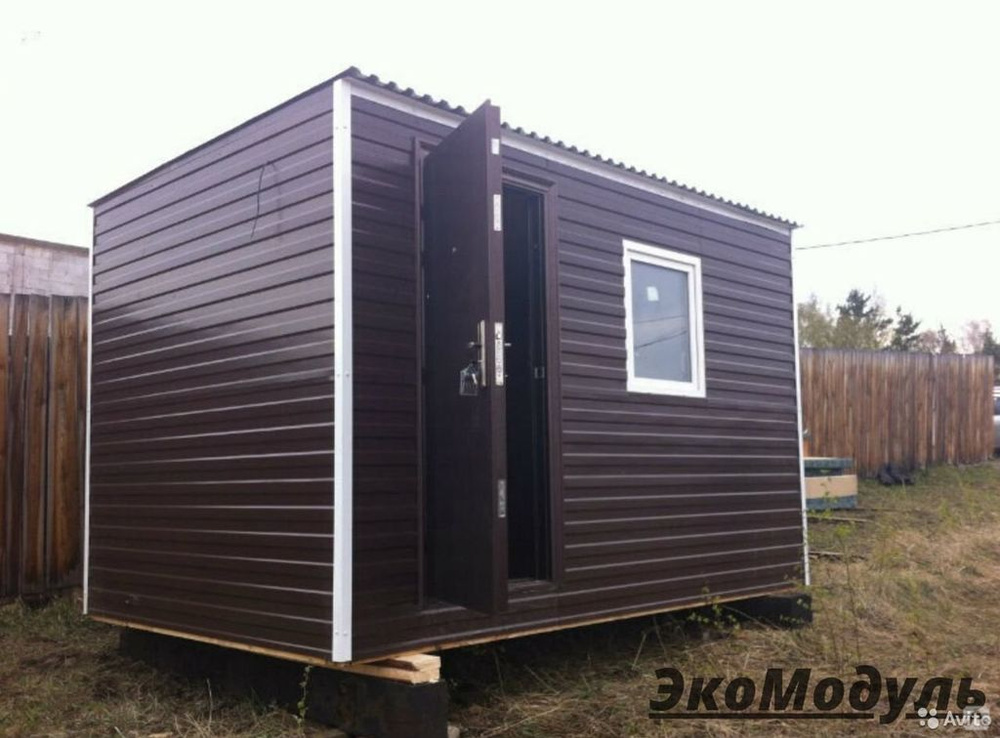Вагончик жилой 4х2,5 м с утеплением минеральной ватой 100 мм, цена в ...