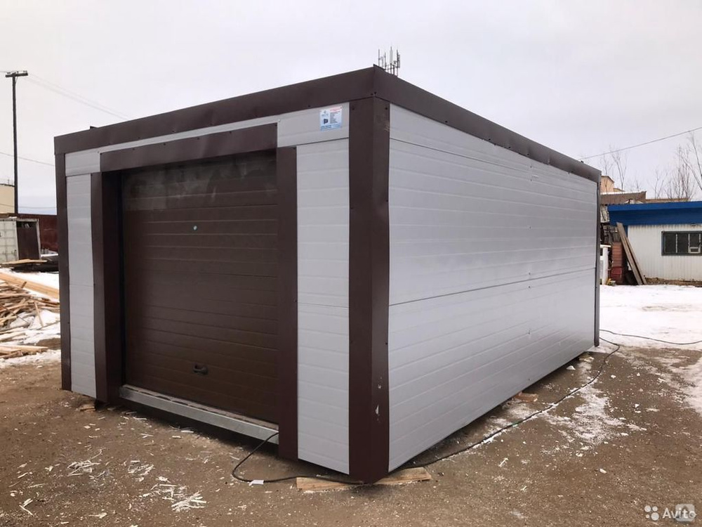 Гараж сборный 6х4 м, цена в Иркутске от компании ЭкоМодуль