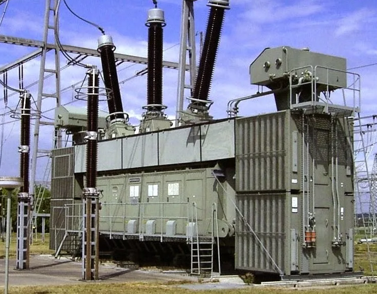 Установка силового трансформатора и электростанции