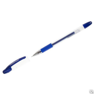Ручка гелевая OfficeSpace "Stream" синяя, 0,5мм, игольчатый стержень 