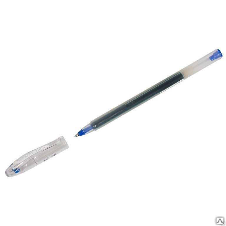 Ручка гелевая Pilot "Super Gel" синяя, 0,5мм