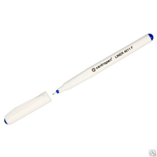 Ручка капиллярная Centropen "Liner 4611" синяя, 0,3мм, трехгранная 