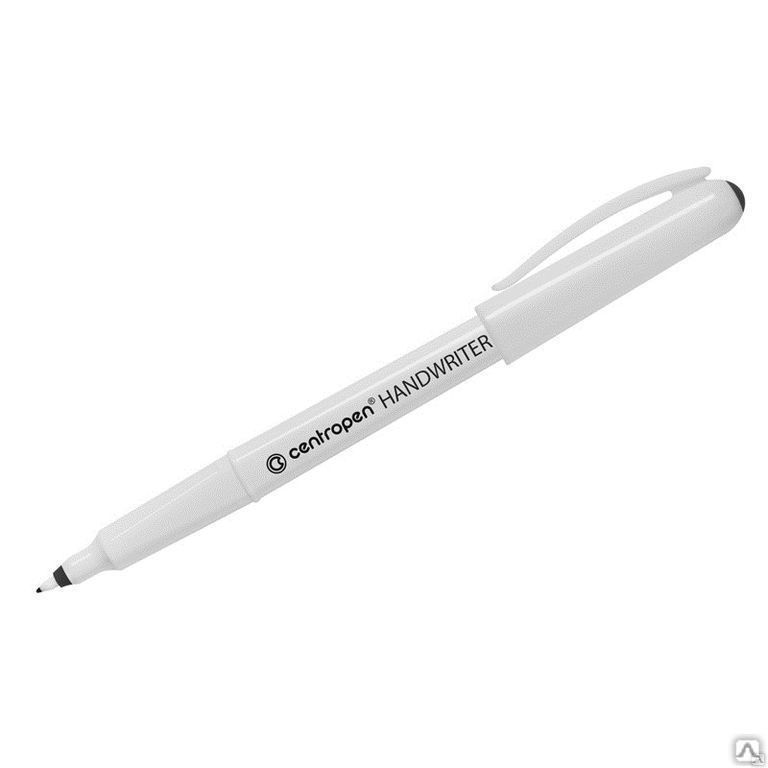 Ручка капиллярная Centropen "Handwriter 4651" черная, 0,3мм, трехгранная