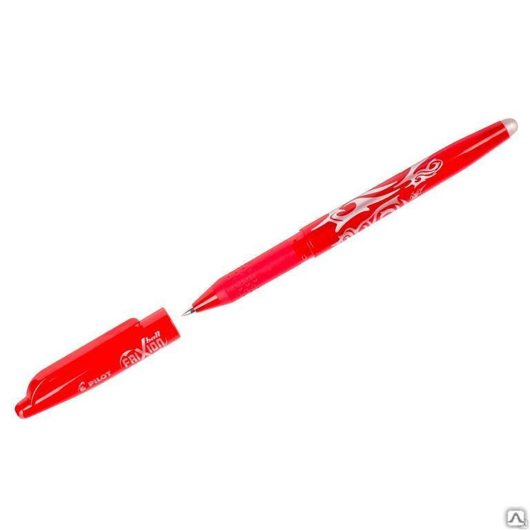 Ручка гелевая стираемая Pilot "Frixion" красная, 0,7мм
