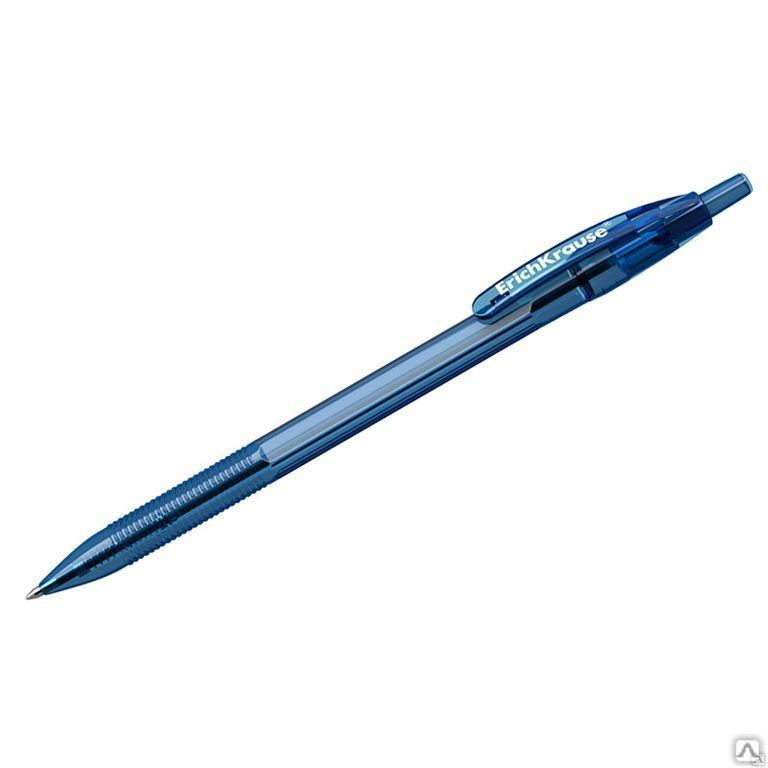 Ручка шариковая автоматическая Erich Krause "R-301 Original Matic" синяя, 0
