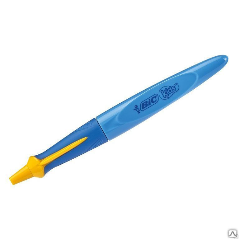 Ручка шариковая Bic "Kids Twist Boy" синяя, 1,0мм, голубой корпус, поворотн