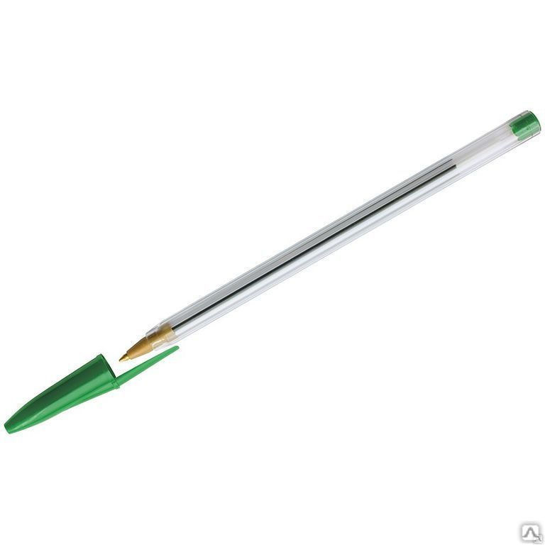 Ручка шариковая OfficeSpace зеленая, 0,7мм