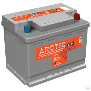 Аккумуляторная батарея TITAN Arctic 6СТ-60.0 VL 